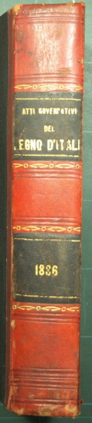 Collezioni delle leggi ed atti del governo del Regno d'Italia. Anno 1886