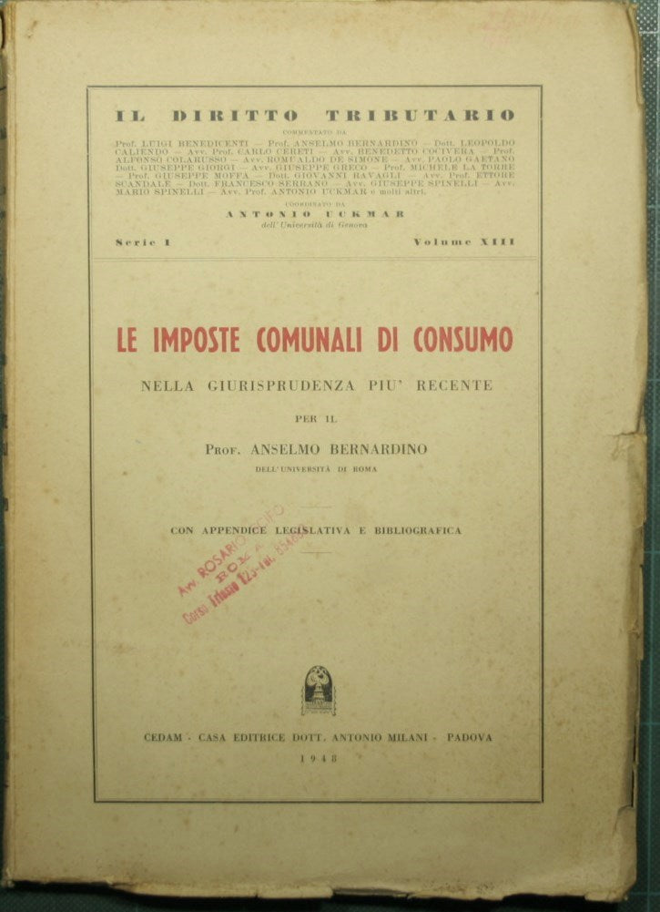 Municipal consumption taxes in the most recent jurisprudence