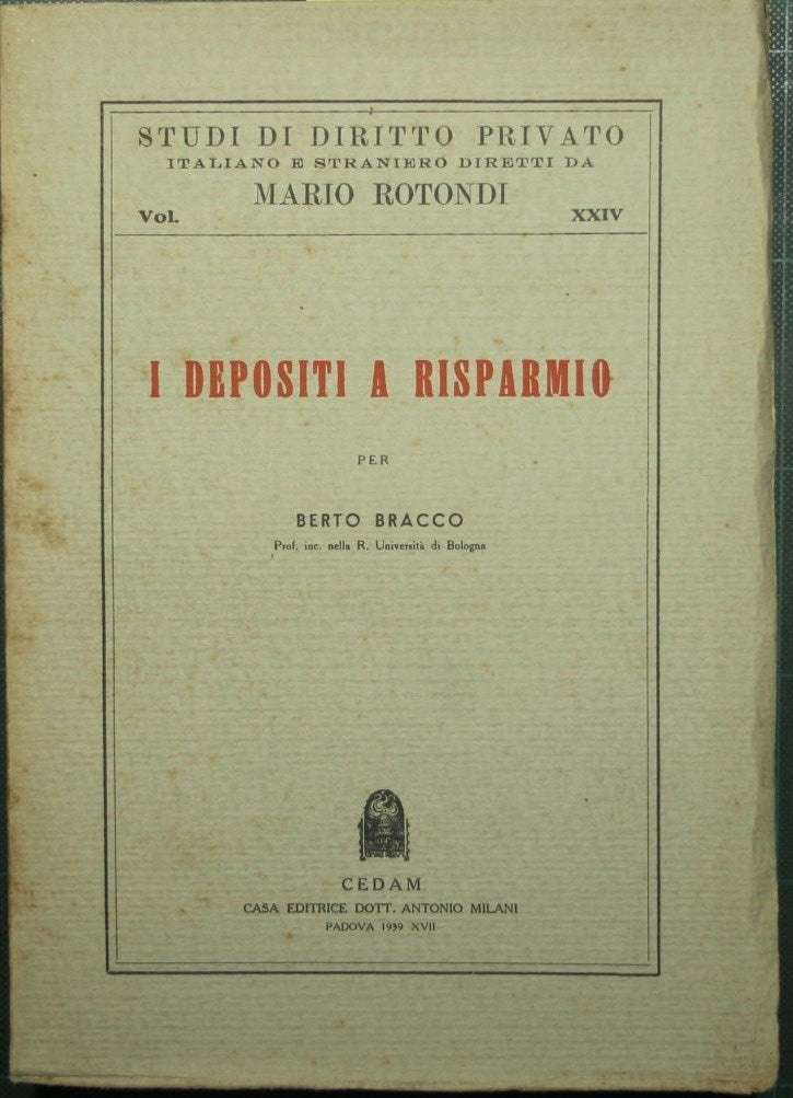 I depositi a risparmio