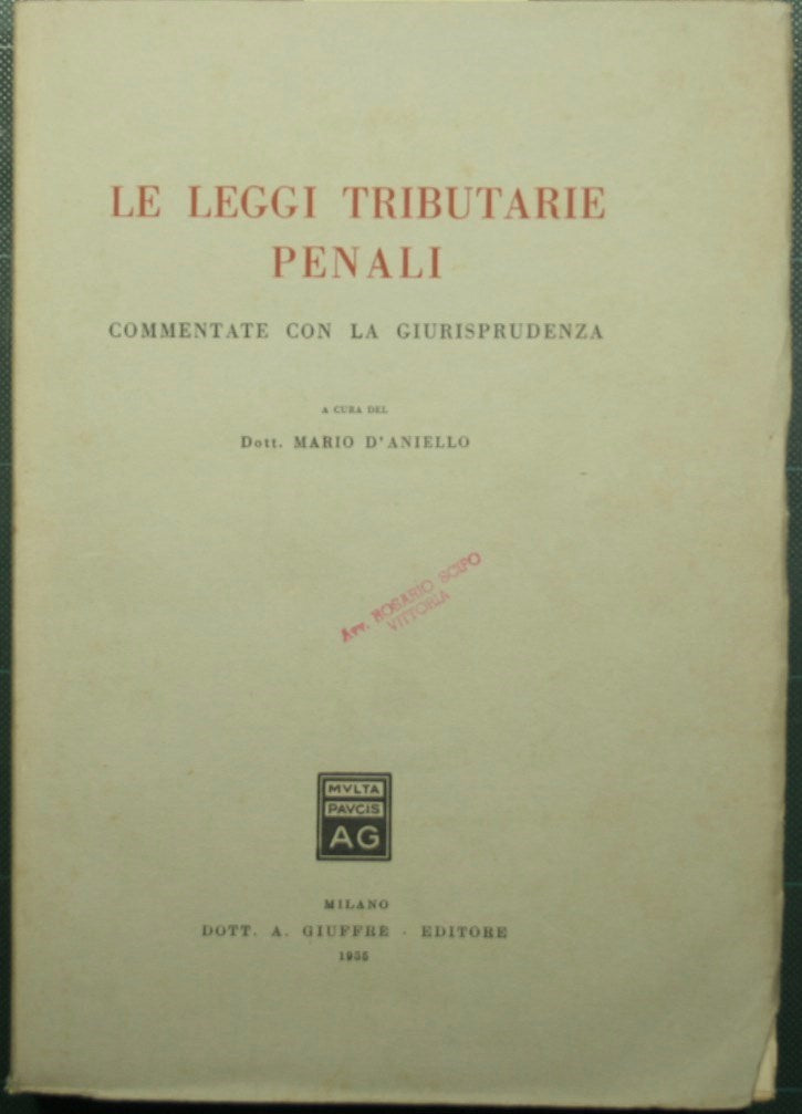 Criminal tax laws