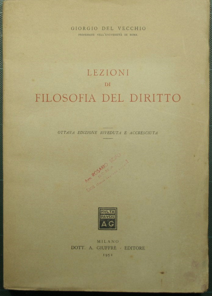 Lessons in philosophy of law