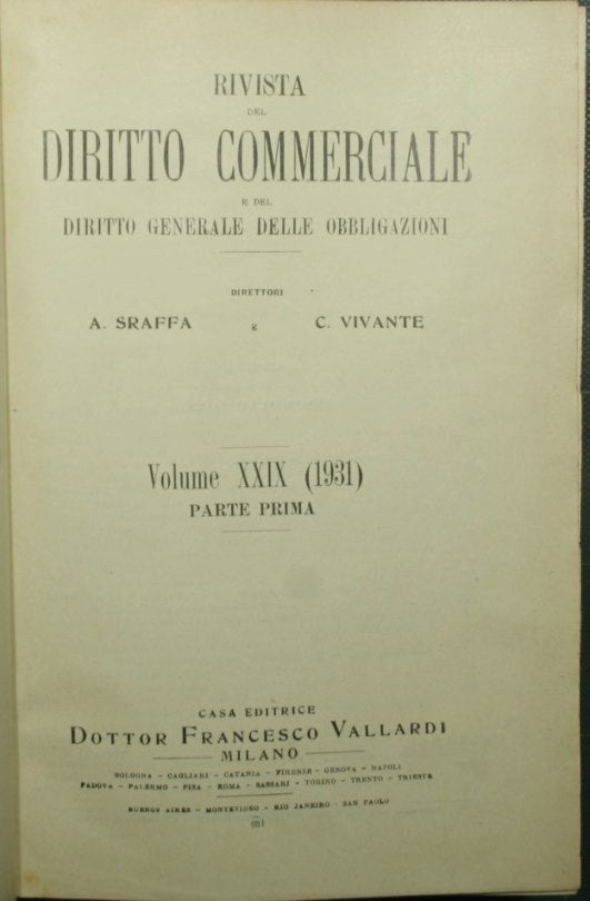 Commercial law journal. Vol. XXIX