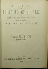 Rivista del Diritto Commerciale e del diritto generale delle