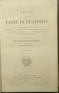 Leggi sulle tasse di registro