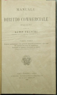 Manuale del diritto commerciale italiano - Parte Prima
