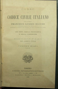 Italian civil code course - Vol. IX - Goods, property and community