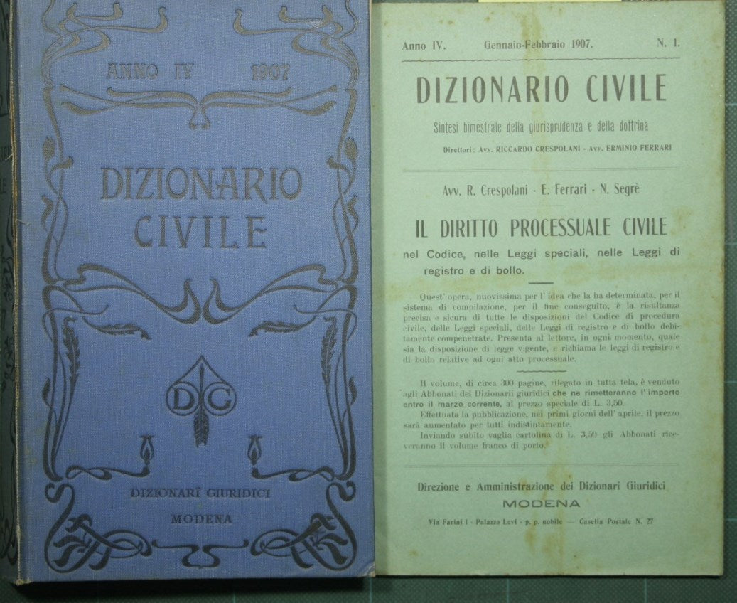 Diccionario civil - Vol. IV, 1907
