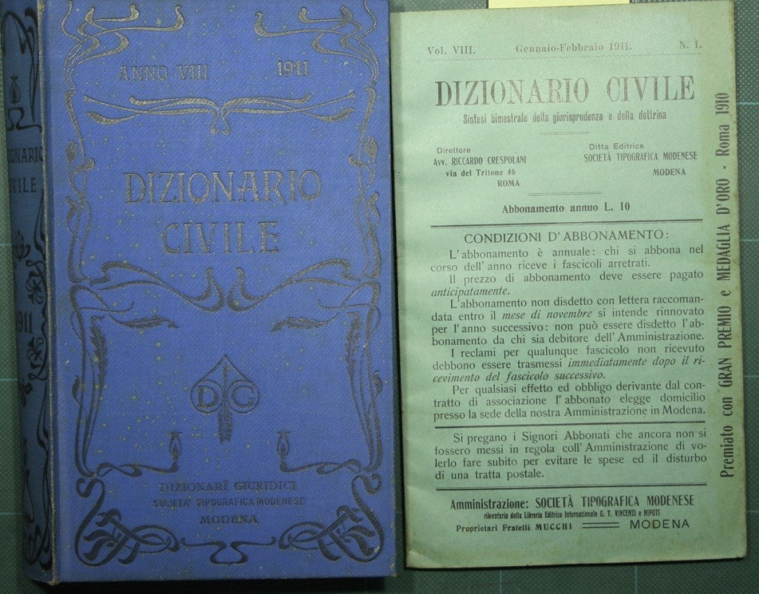 Diccionario civil - Vol. VIII, 1911