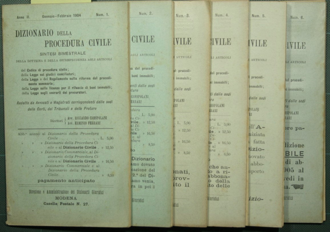 Diccionario de Procedimiento Civil - Vol. II, 1904