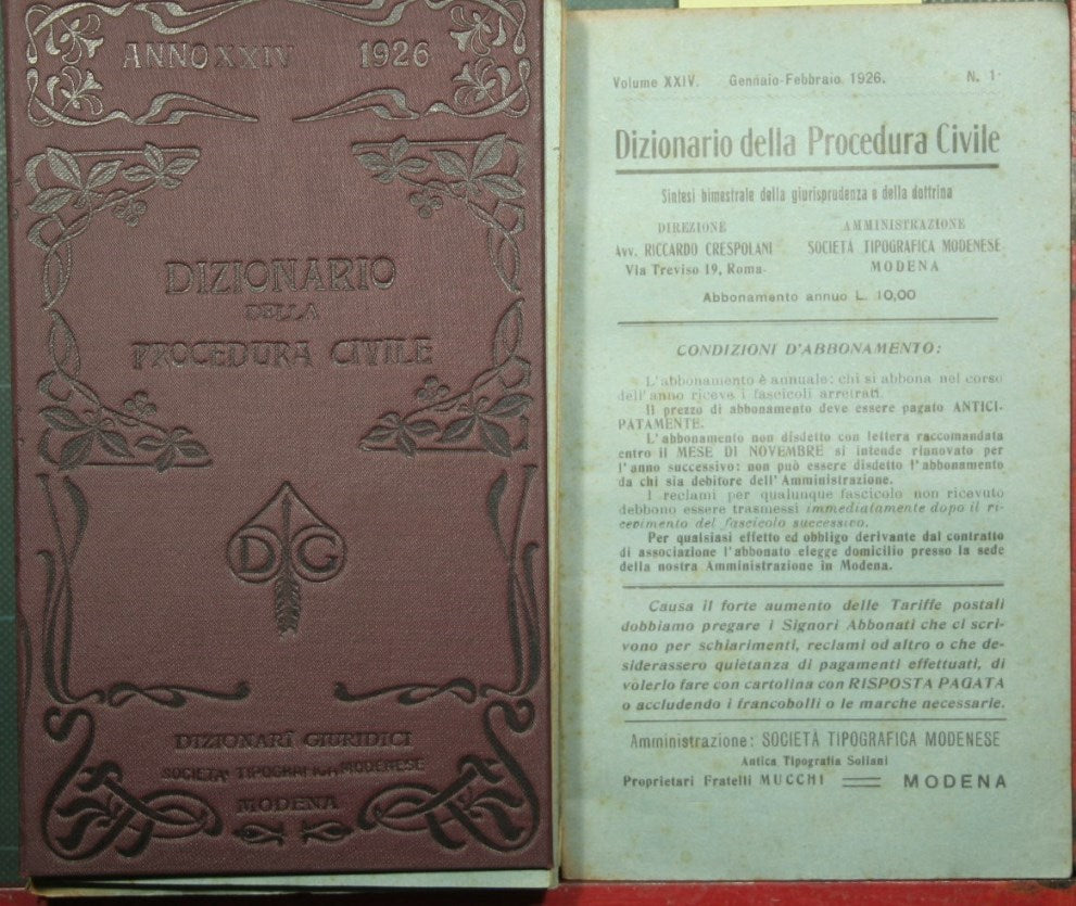Diccionario de Procedimiento Civil - Vol. XXIV, 1926