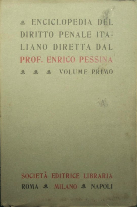 Enciclopedia del diritto penale italiano