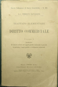 Trattato elementare di diritto commerciale