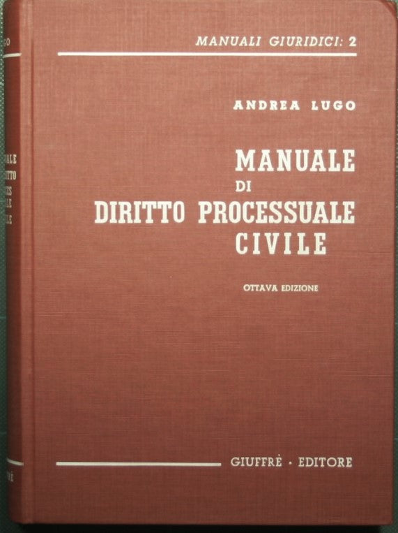 Manuale di diritto processuale civile