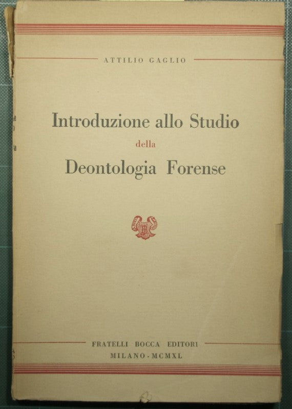 Introducción al estudio de la ética forense.