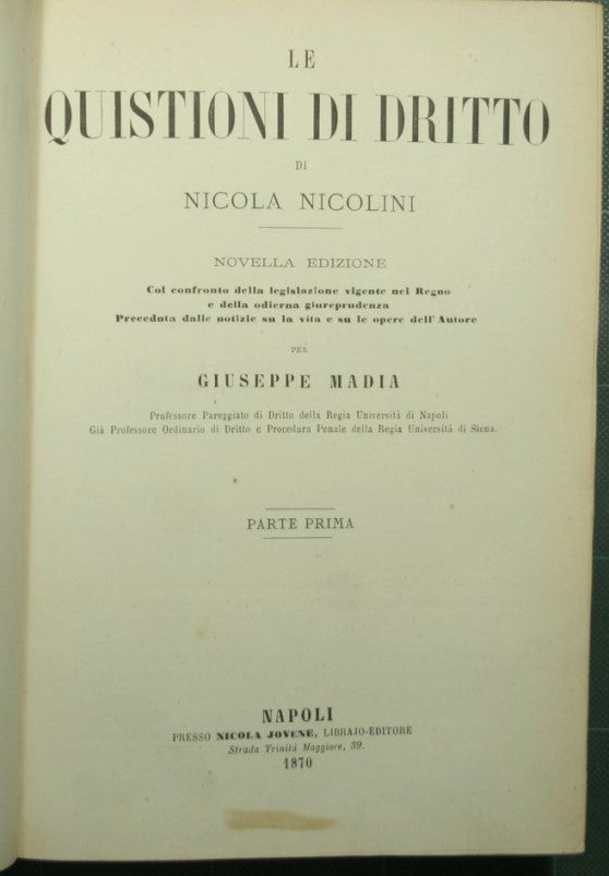 Le Quistioni di Dritto
