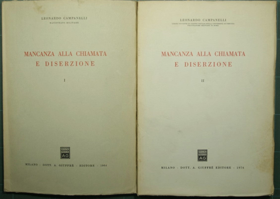 Mancanza alla chiamata e diserzione