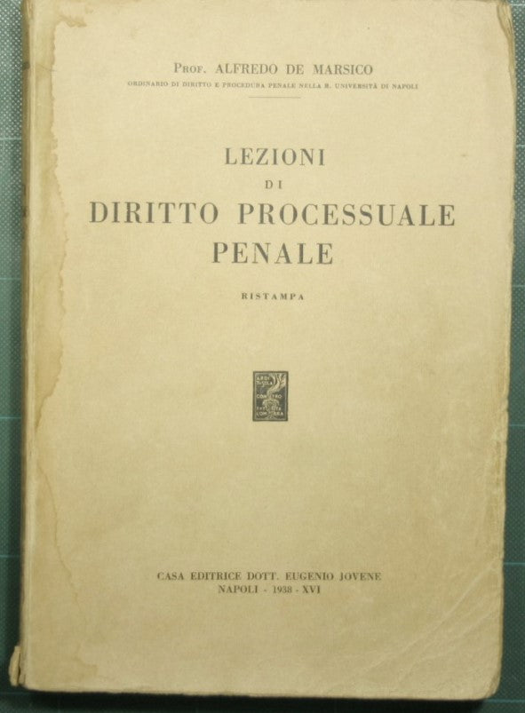 Lezioni di diritto processuale penale