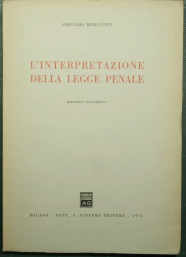 The interpretation of criminal law