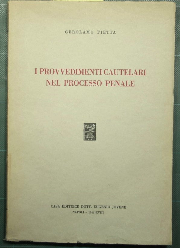 I provvedimenti cautelari nel processo penale