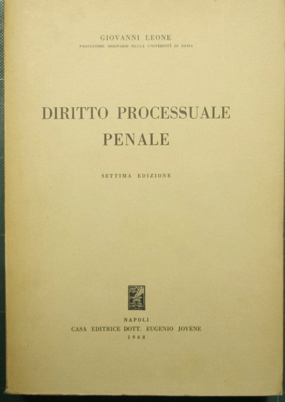 Diritto processuale penale