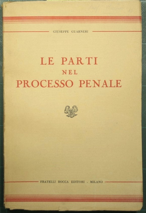 The parties in the criminal trial