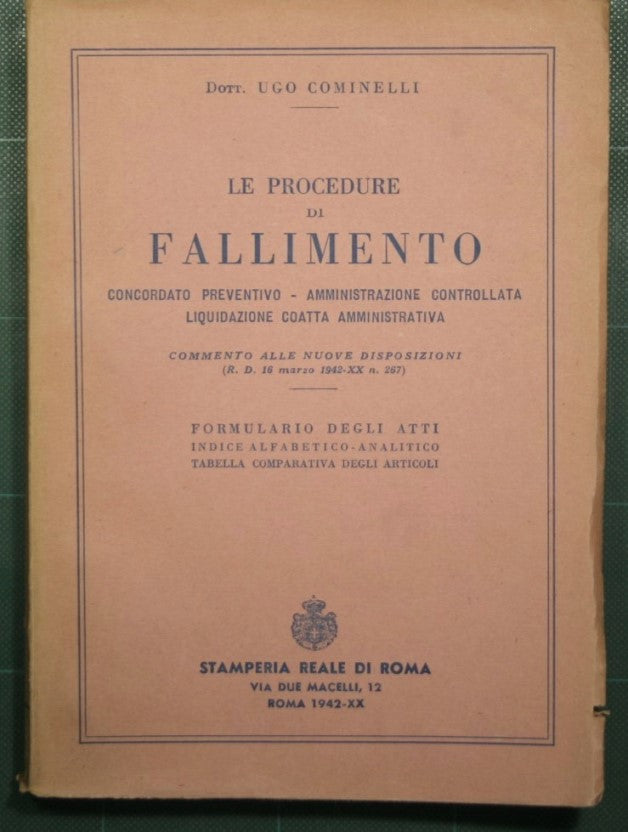 Le procedure di fallimento