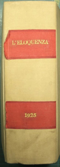 Eloquence - Year XV - January/31 December 1925 - NN. 1/10