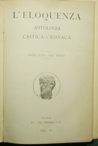Eloquence - Year XVIII - 1928