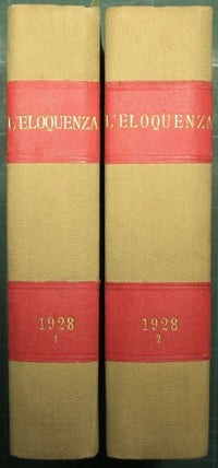 Eloquence - Year XVIII - 1928
