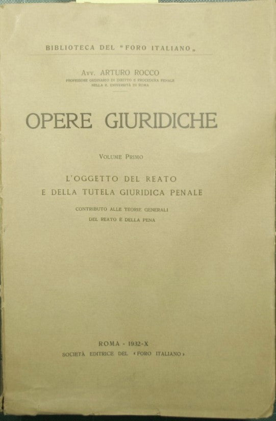 Opere giuridiche