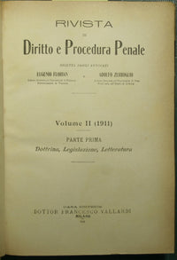 Rivista di diritto e procedura penale - Vol. II - 1911