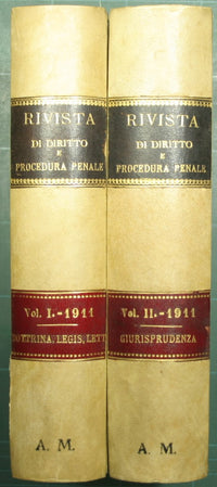 Rivista di diritto e procedura penale - Vol. II - 1911