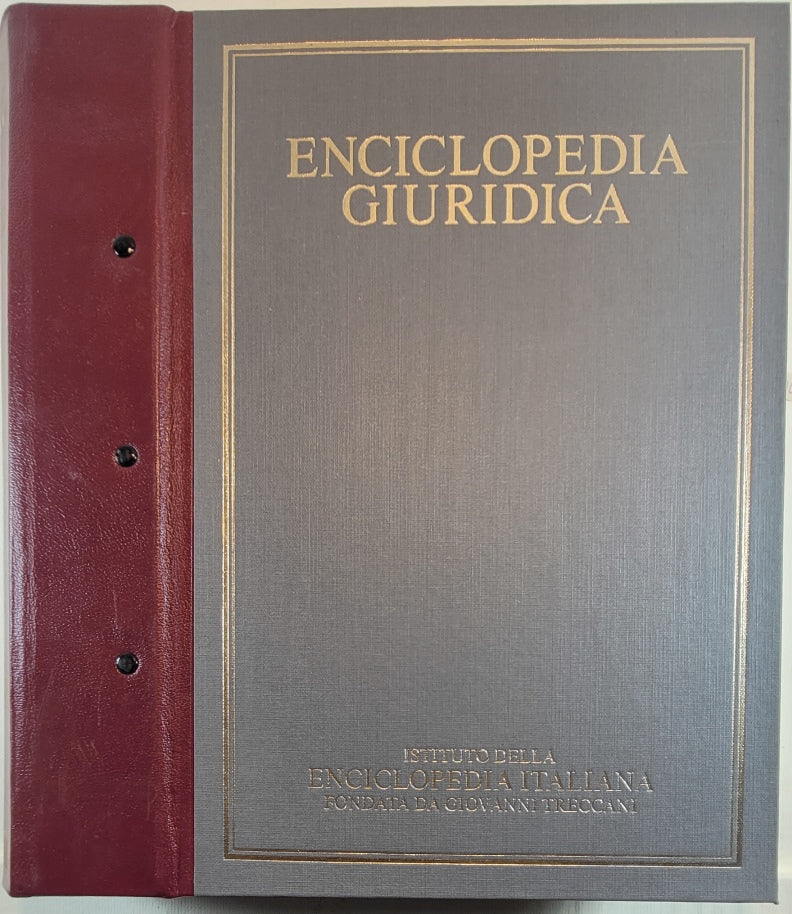 Enciclopedia giuridica - Vol XXI (NOME - ORDINAMENTO )
