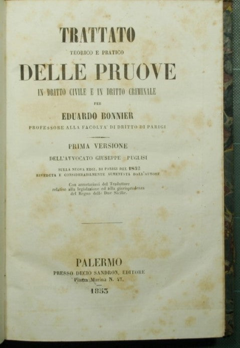 Theoretical and practical treatise on trials in civil law and criminal law
