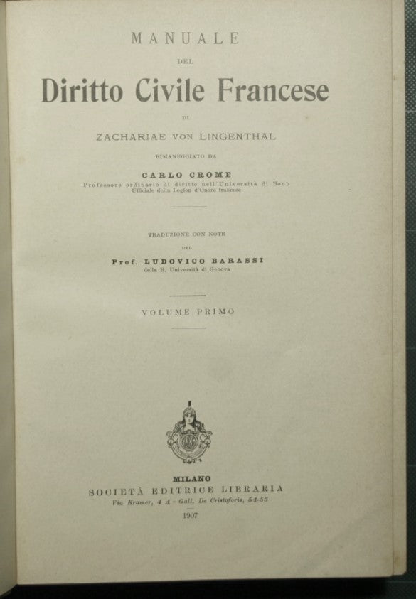 Manual of French civil law