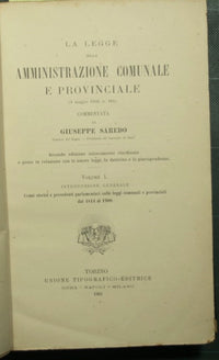 La ley de administración municipal y provincial.