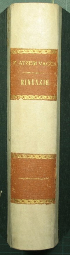 Delle rinunzie