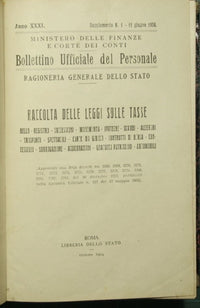 Colección de leyes tributarias.