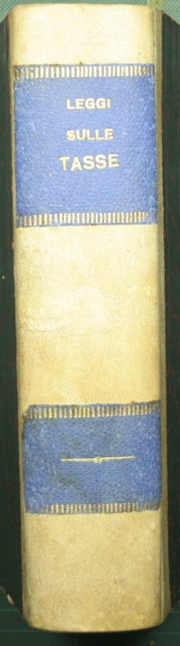 Colección de leyes tributarias.
