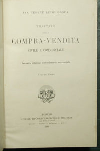 Trattato della compra-vendita civile e commerciale