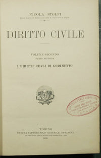 Civil law - Vol. II Part two The real rights of enjoyment