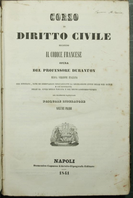 Corso di Diritto civile secondo il Codice francese