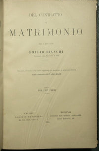 Of the marriage contract