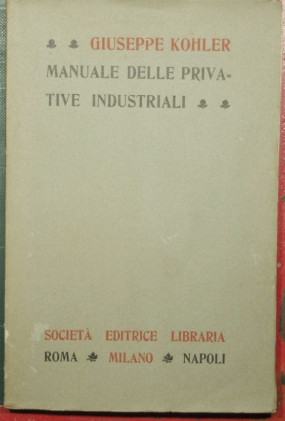 Manuale delle privative industriali