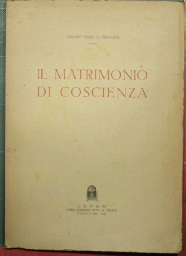 The marriage of conscience