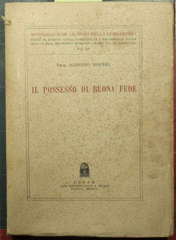 Possession of good faith