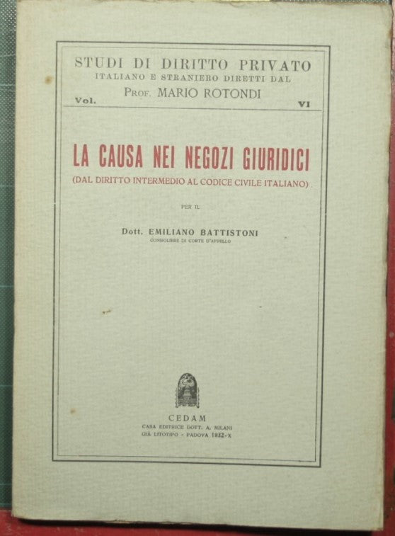 The case in legal transactions