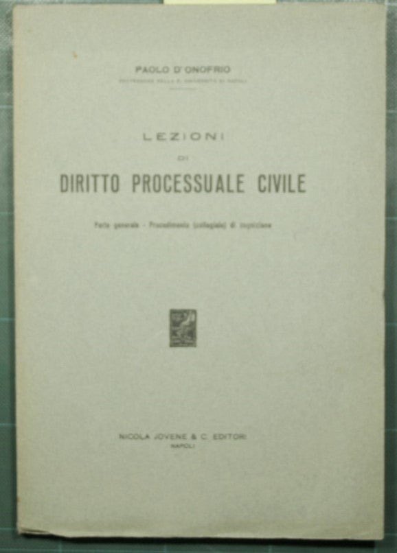 Lezioni di diritto processuale civile