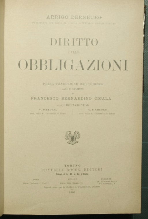 Diritto delle obbligazioni