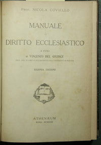 Manual of ecclesiastical law